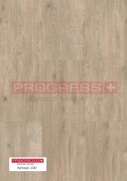 Кварц-виниловое покрытие (ПВХ плитка, виниловый ламинат) Progress/ Прогресс Клеевой винил Wood - 230 Red Oak Limewashed
