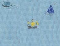 Пробковые полы (клеевые) Print Cork  Corkstyle/Коркстайл (клеевые) Adventures - Blue Sea